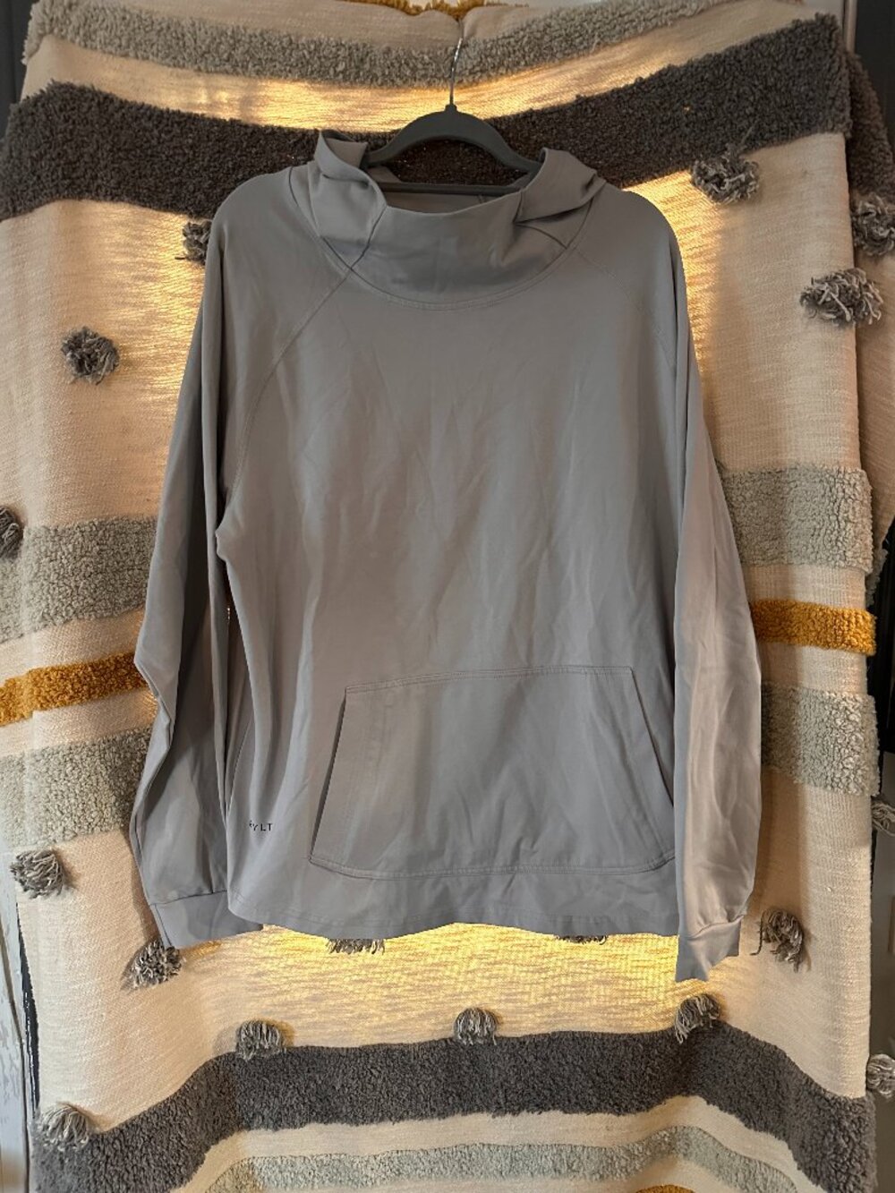 BYLT Premium Basics Elite+ Drop Cut Pullover Hoodie - Light Grey XXL